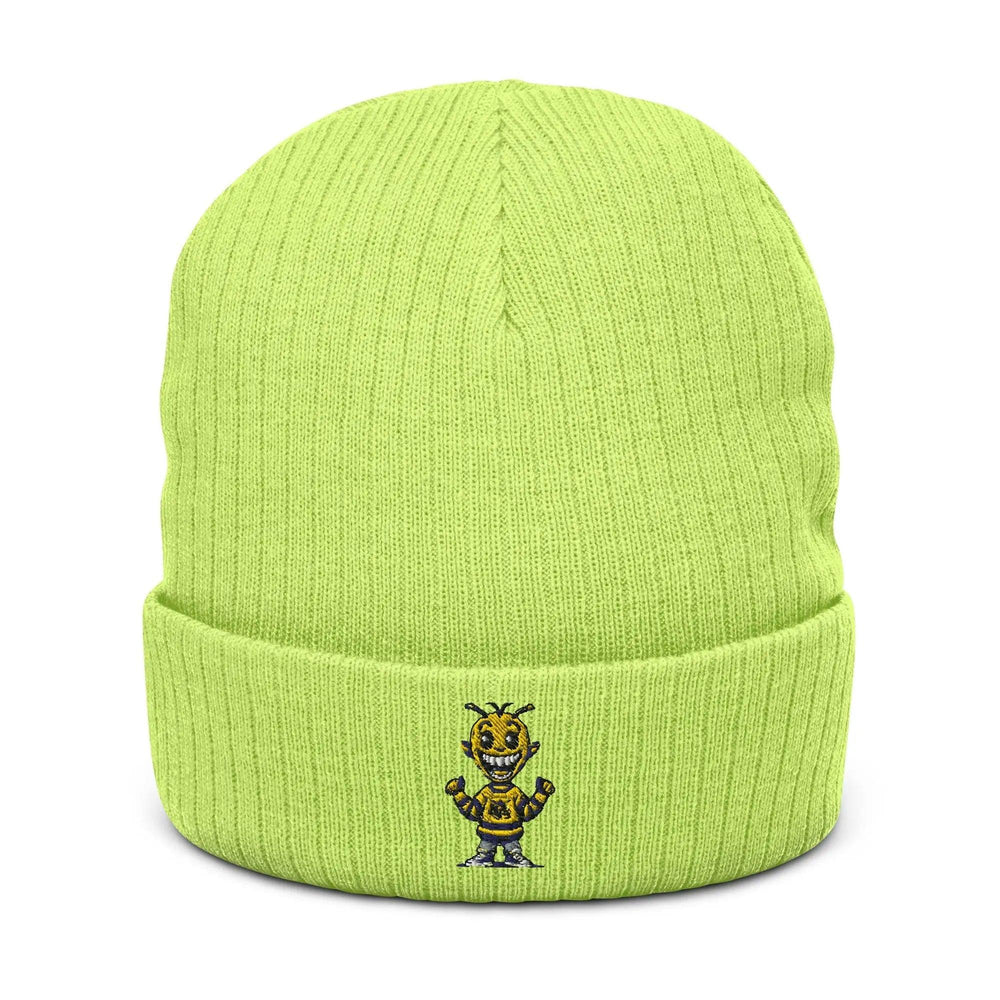 Beesmoove S.T.H.W bee bee Ribbed knit beanie - Beesmoove 