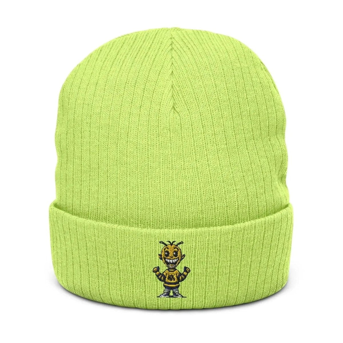 Beesmoove S.T.H.W bee bee Ribbed knit beanie - Beesmoove