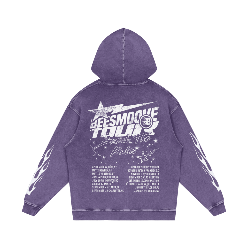 BEESMOOVE Studio Blaze Edition Loose Cotton Hoodie - Beesmoove