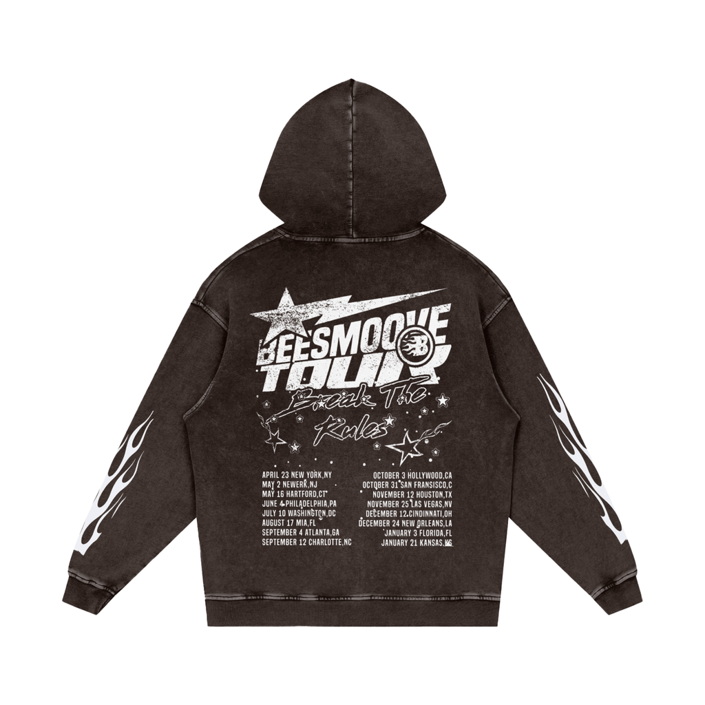 BEESMOOVE Studio Blaze Edition Loose Cotton Hoodie - Beesmoove