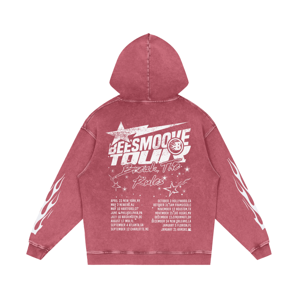 BEESMOOVE Studio Blaze Edition Loose Cotton Hoodie - Beesmoove