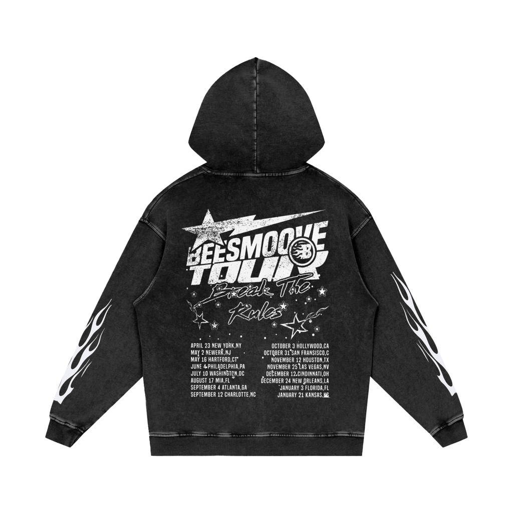 BEESMOOVE Studio Blaze Edition Loose Cotton Hoodie - Beesmoove