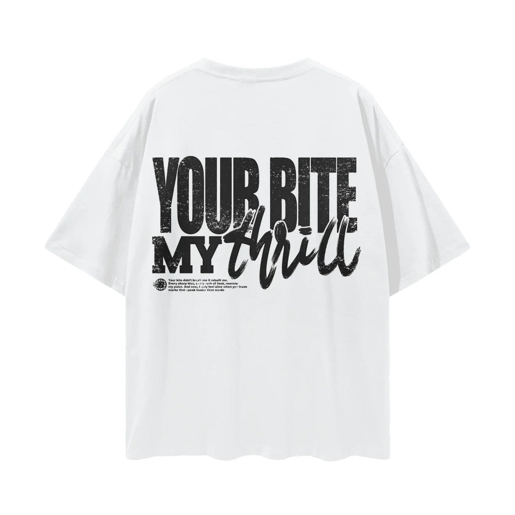 BEESMOOVE Sugar Tongue Oversize Deep Drop Shoulder Tee - Beesmoove