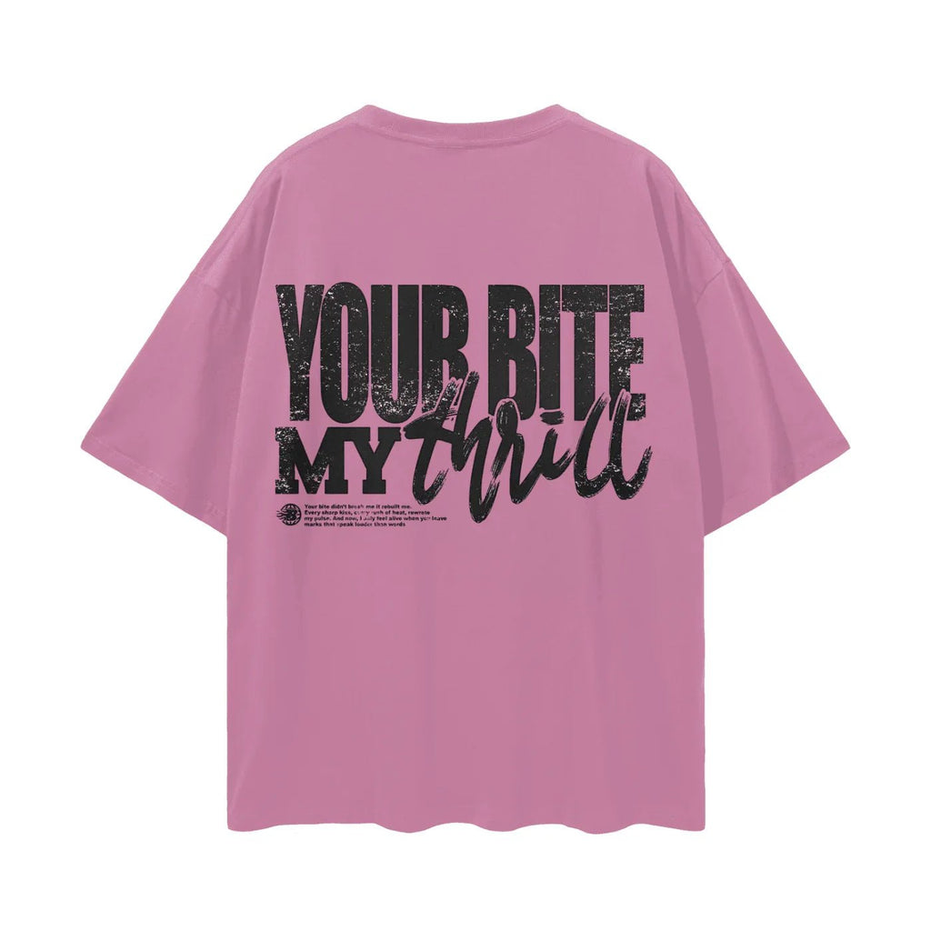 BEESMOOVE Sugar Tongue Oversize Deep Drop Shoulder Tee - Beesmoove