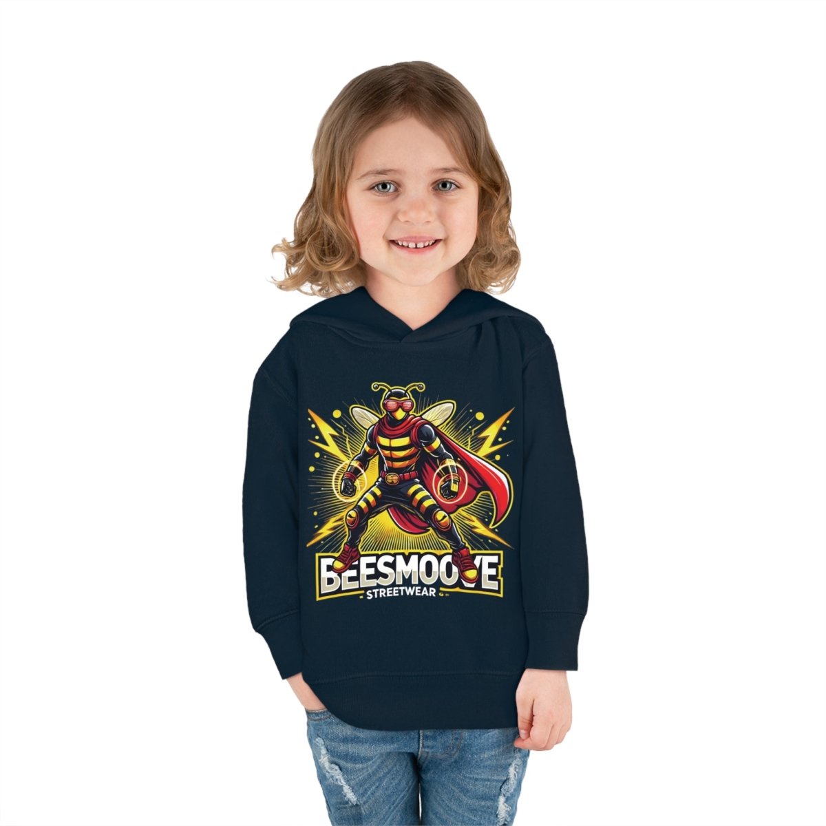 Beesmoove super hero Toddler Pullover Fleece Hoodie - Beesmoove