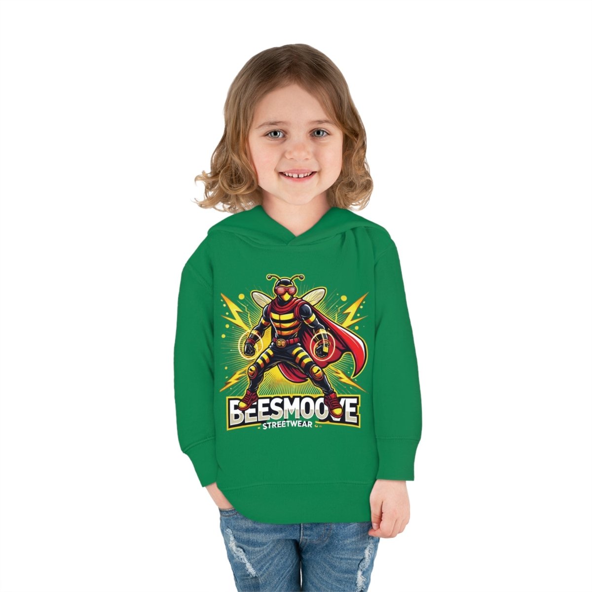 Beesmoove super hero Toddler Pullover Fleece Hoodie - Beesmoove