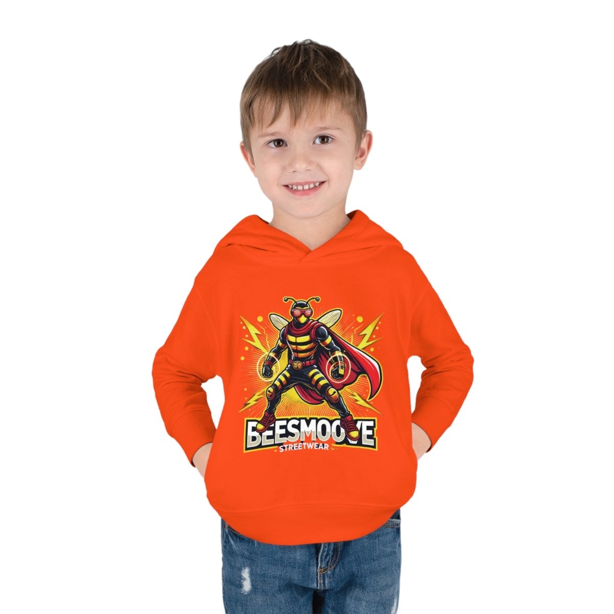 Beesmoove super hero Toddler Pullover Fleece Hoodie - Beesmoove