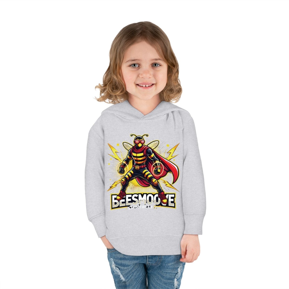 Beesmoove super hero Toddler Pullover Fleece Hoodie - Beesmoove