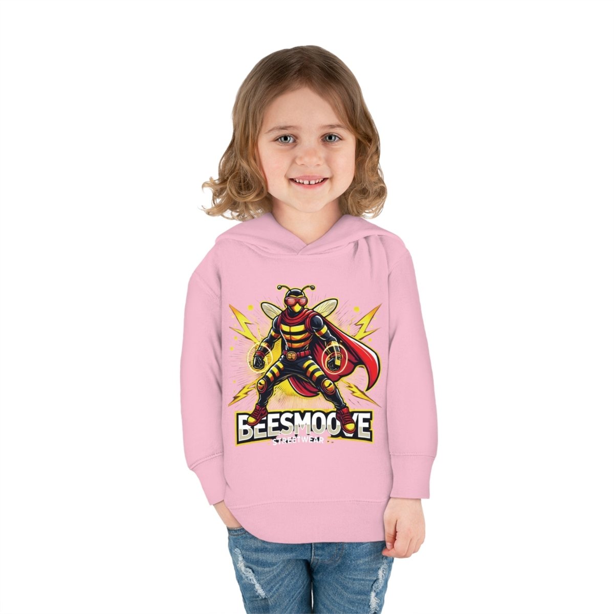 Beesmoove super hero Toddler Pullover Fleece Hoodie - Beesmoove