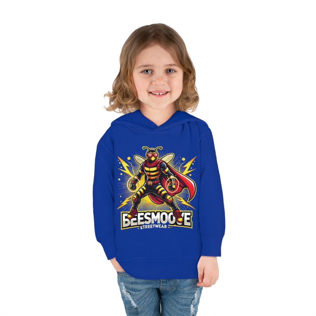 Beesmoove super hero Toddler Pullover Fleece Hoodie - Beesmoove