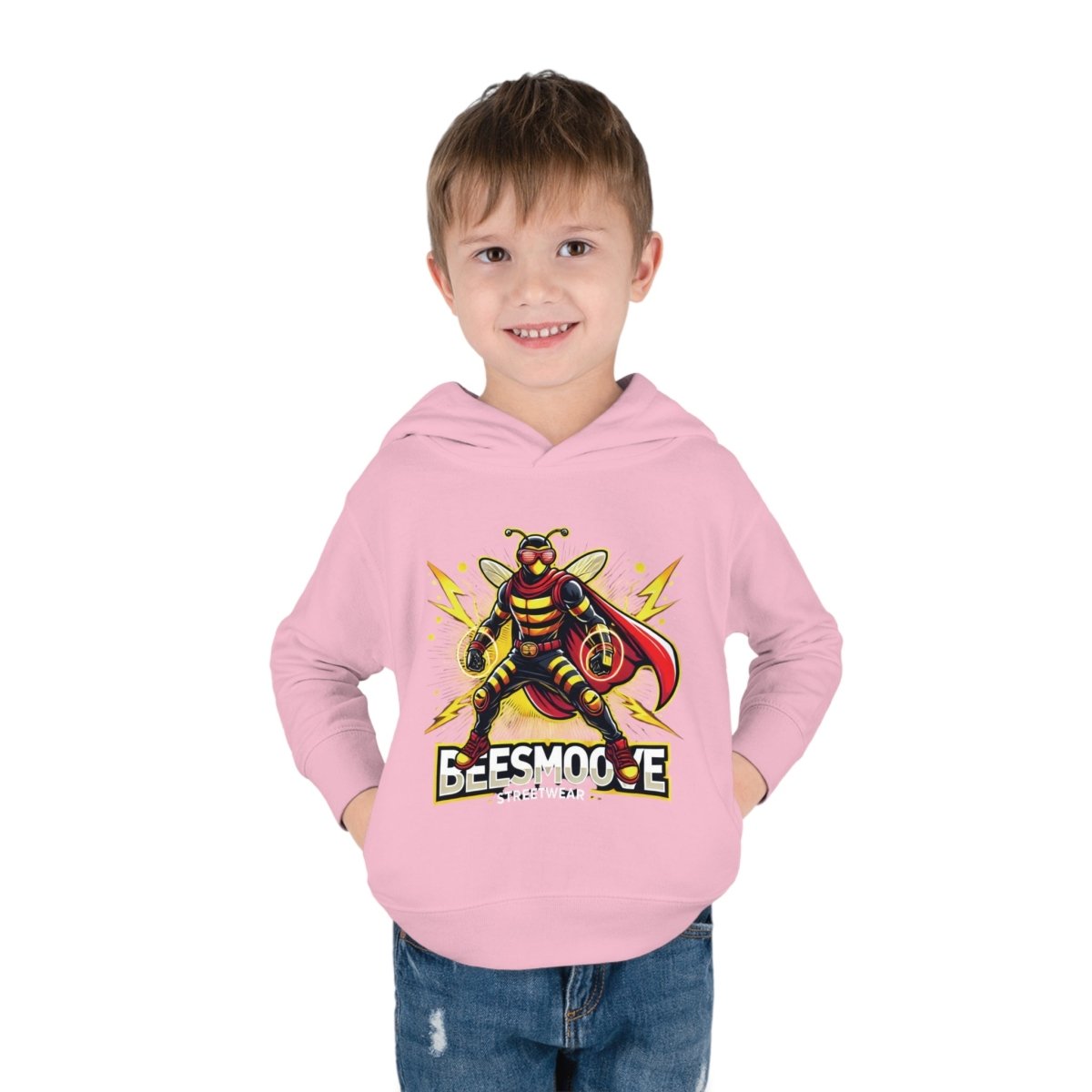 Beesmoove super hero Toddler Pullover Fleece Hoodie - Beesmoove