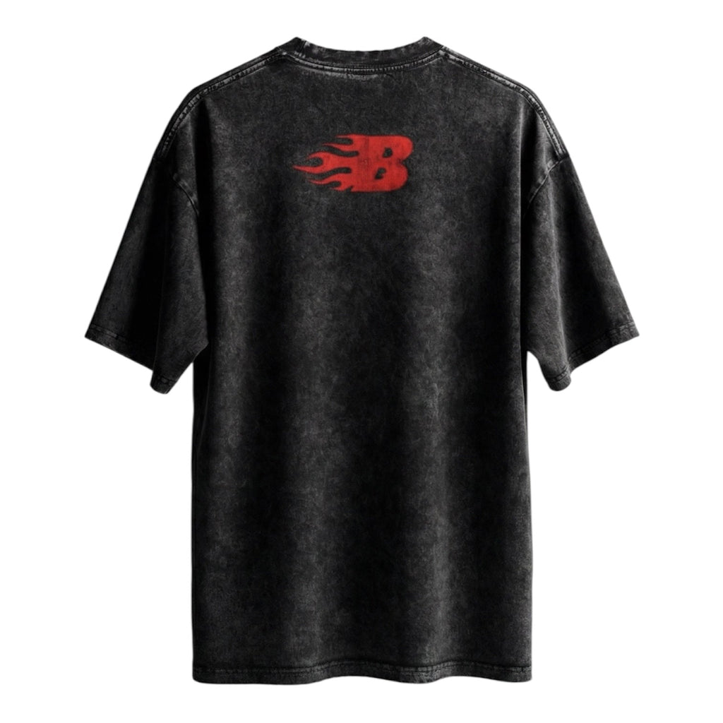 BEESMOOVE Take It Easy Buddy Oversize Washed Tee - Beesmoove