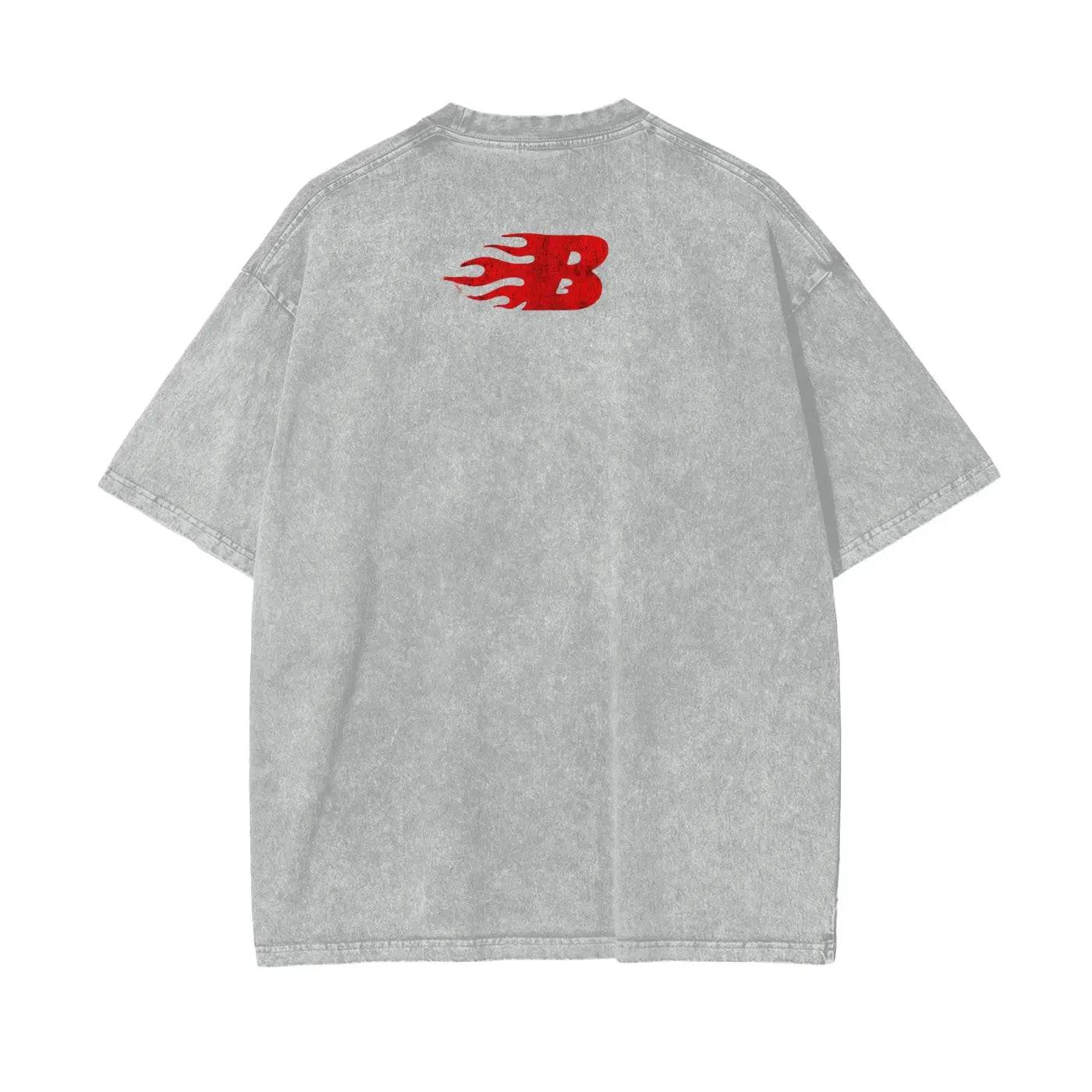 BEESMOOVE Take It Easy Buddy Oversize Washed Tee - Beesmoove