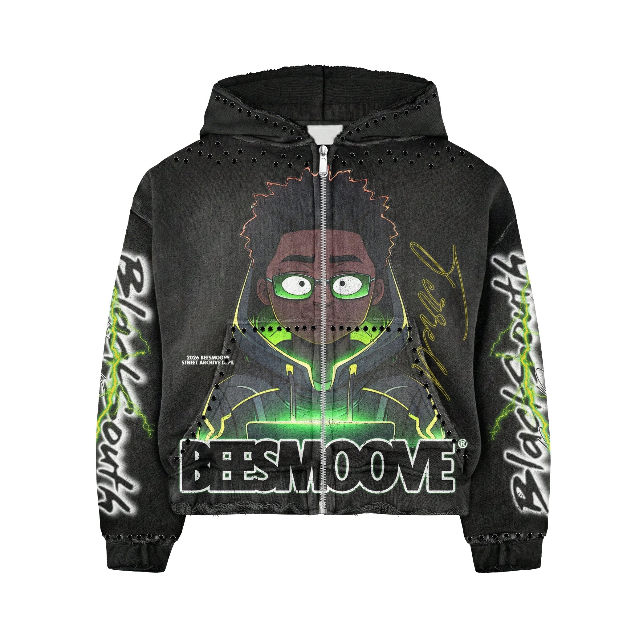 BEESMOOVE Terrell Ninja Code Hoodie - Beesmoove