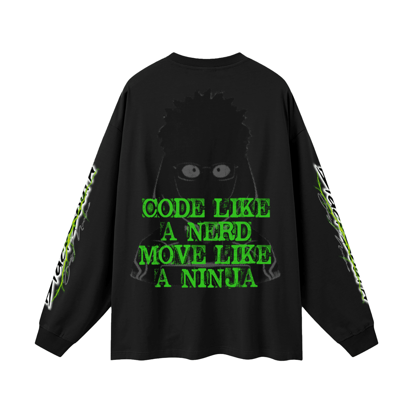 BEESMOOVE Terrell Ninja Code Long Sleeve T-Shirt - Beesmoove