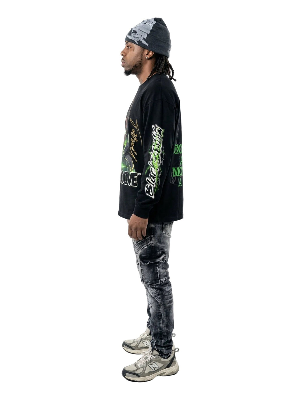 BEESMOOVE Terrell Ninja Code Long Sleeve T-Shirt - Beesmoove