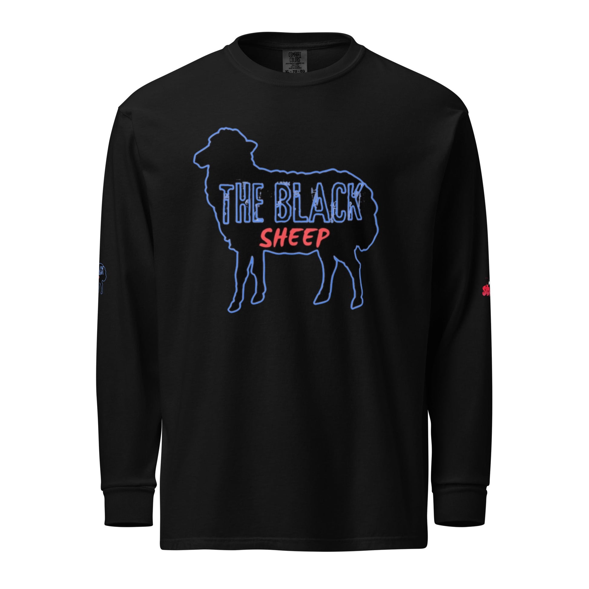 Beesmoove the black sheep Garment - dyed heavyweight long - sleeve shirt - Beesmoove