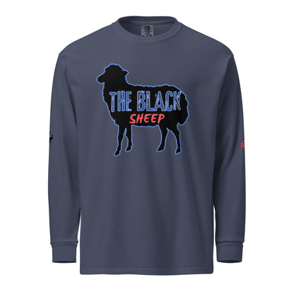 Beesmoove the black sheep Garment - dyed heavyweight long - sleeve shirt - Beesmoove