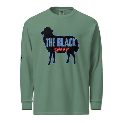 Beesmoove the black sheep Garment - dyed heavyweight long - sleeve shirt - Beesmoove