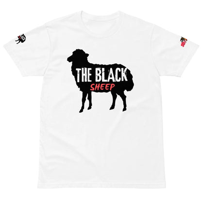 Beesmoove the black sheep red on white Unisex premium t-shirt - Beesmoove