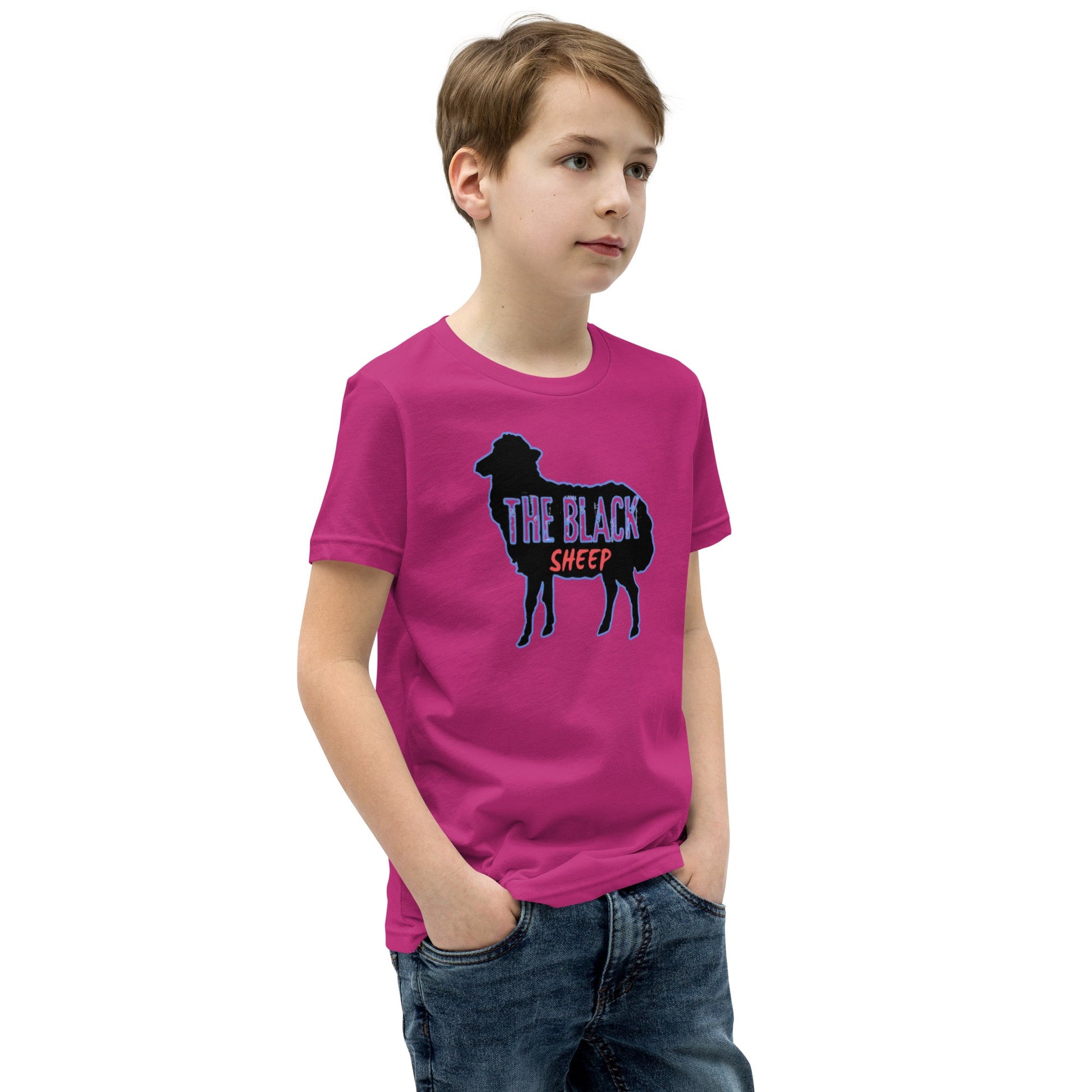 Beesmoove the black sheep Youth Short Sleeve T-Shirt - Beesmoove