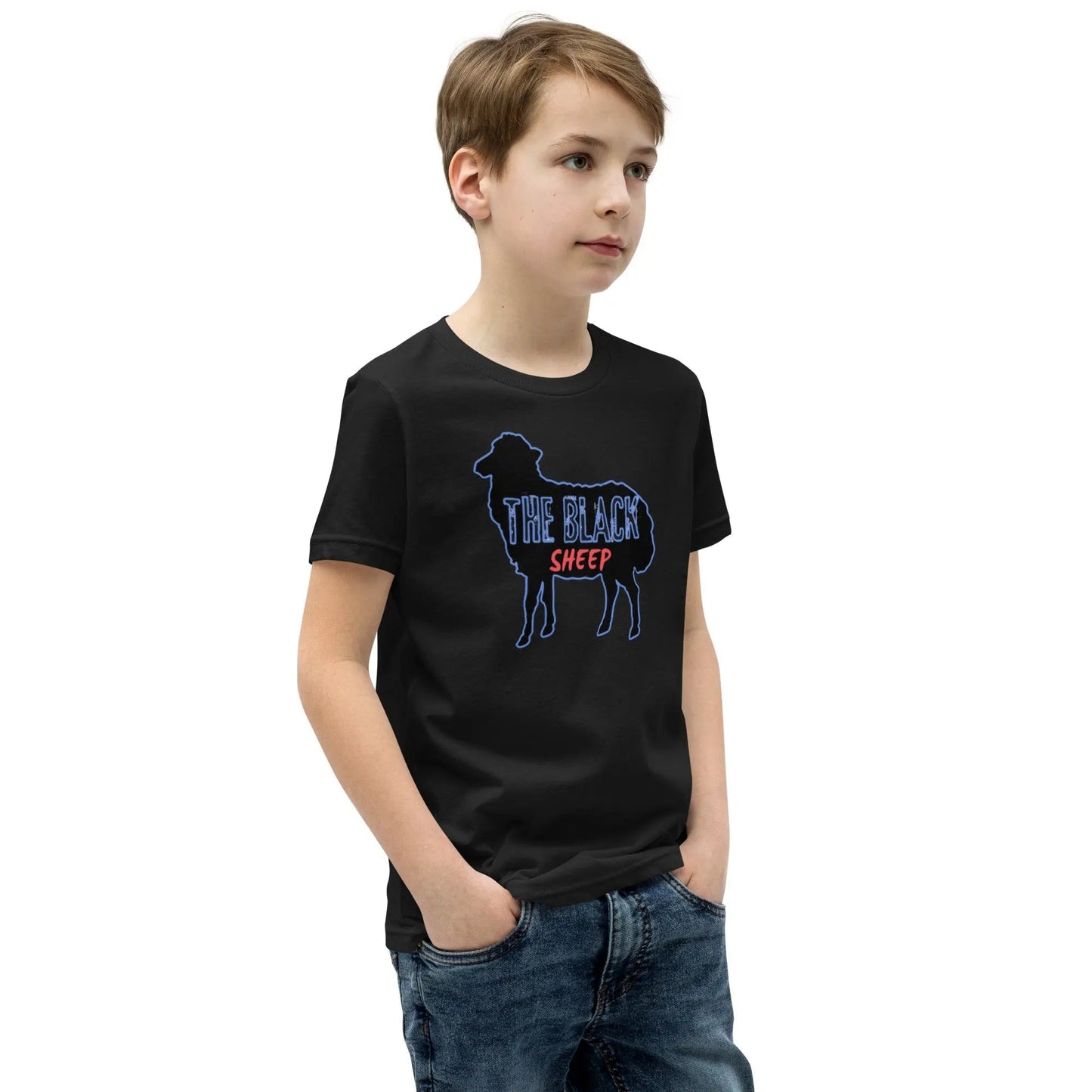 Beesmoove the black sheep Youth Short Sleeve T-Shirt - Beesmoove