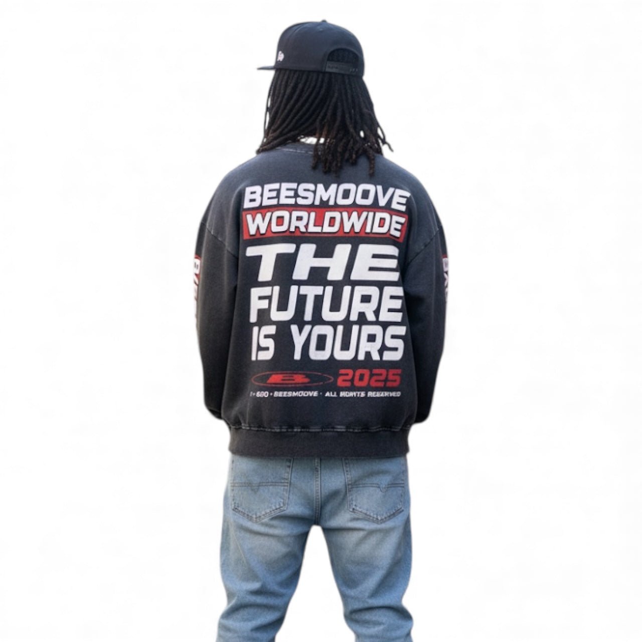 BEESMOOVE THE FUTURE IS YOURS CREW Oversized Sweatshirt - Beesmoove