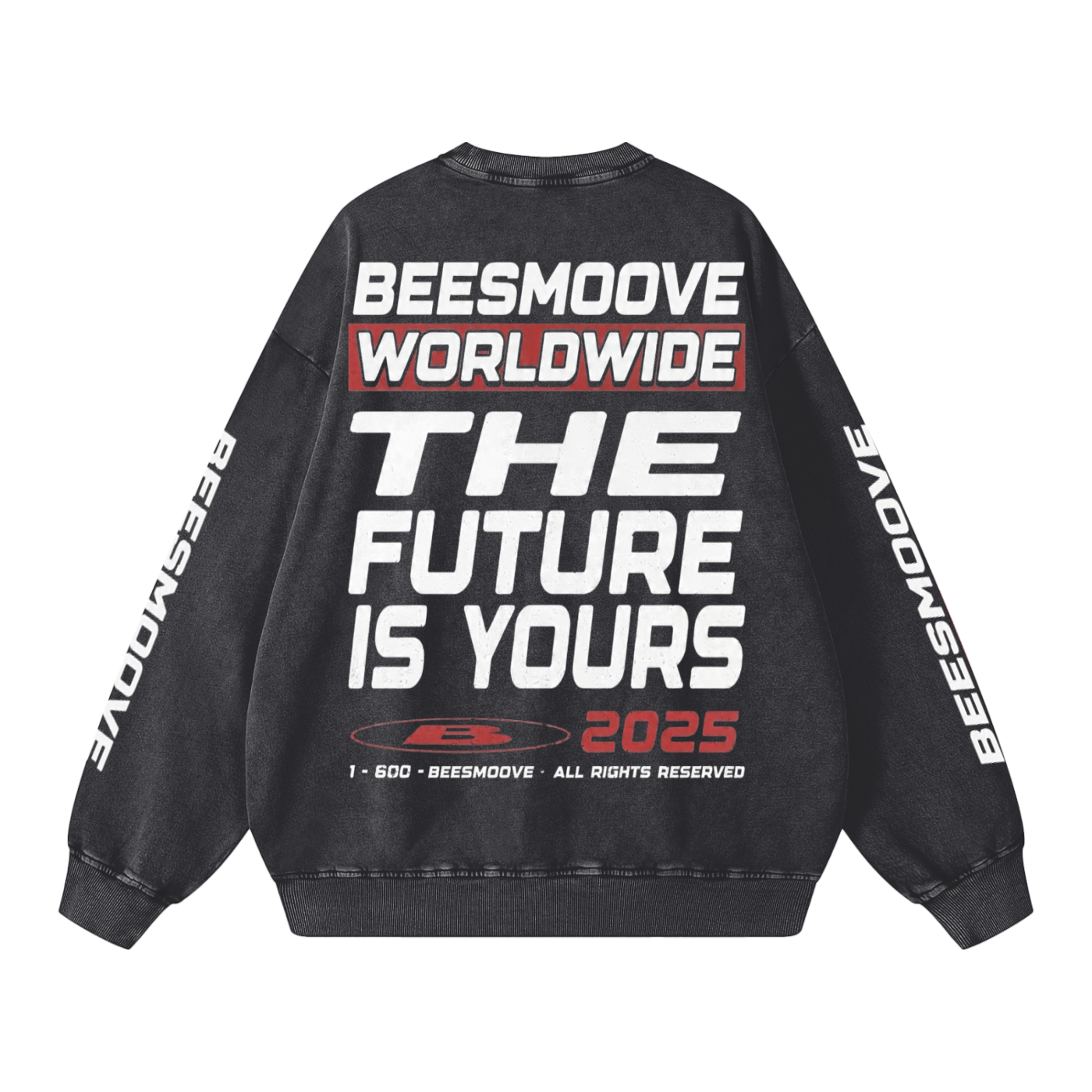 BEESMOOVE THE FUTURE IS YOURS CREW Oversized Sweatshirt - Beesmoove