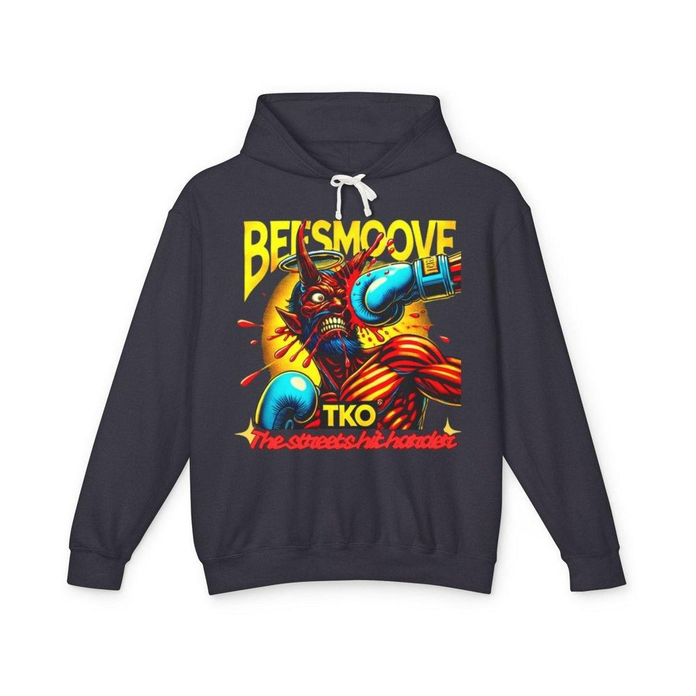 Beesmoove the streets hit harder Lightweight Hooded Sweatshirt - Beesmoove 