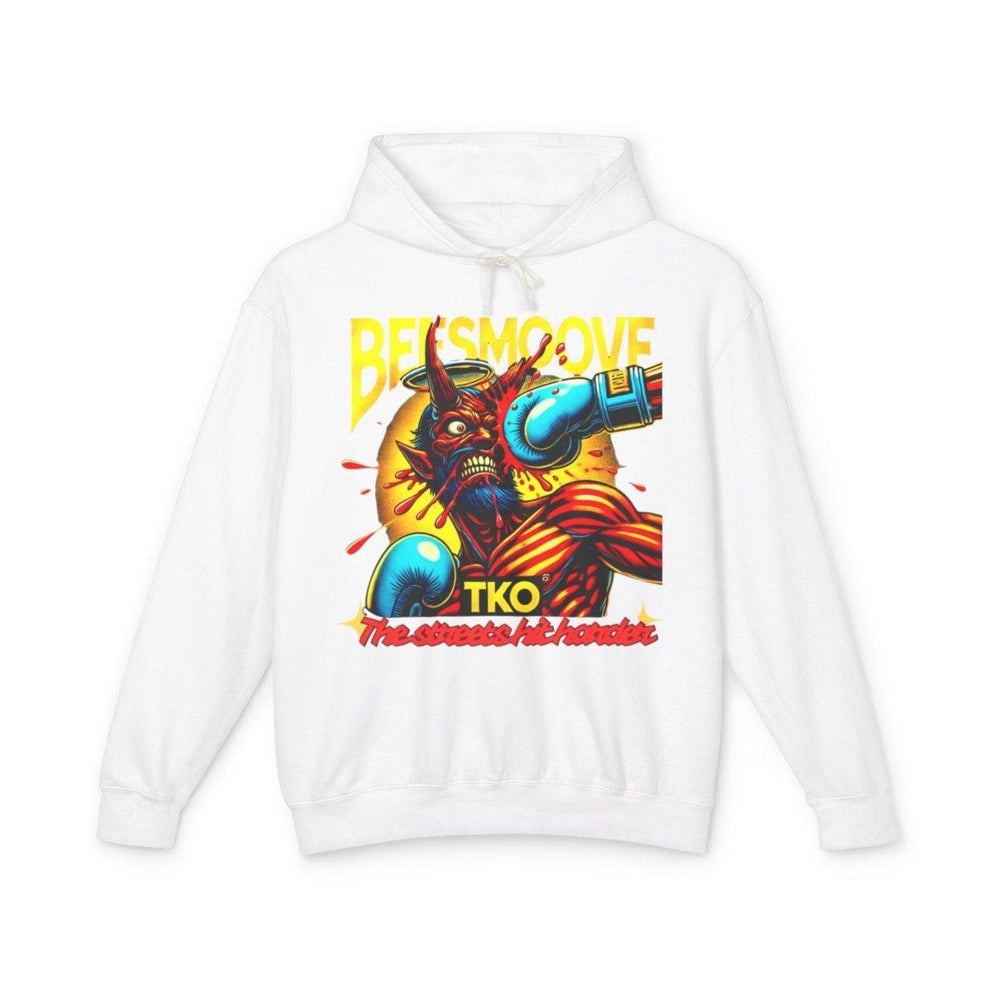 Beesmoove the streets hit harder Lightweight Hooded Sweatshirt - Beesmoove 