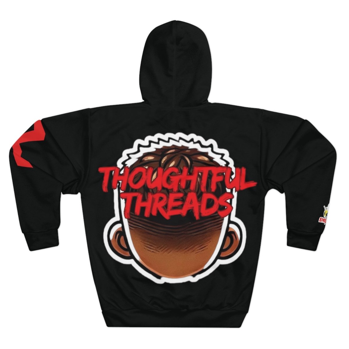 Beesmoove thoughtful threads Pullover Hoodie (AOP) - Beesmoove