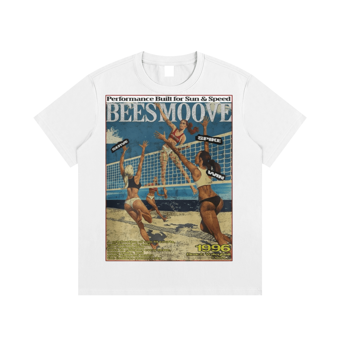BEESMOOVE (throwback) Beach Classic ‘96 Tee - Beesmoove