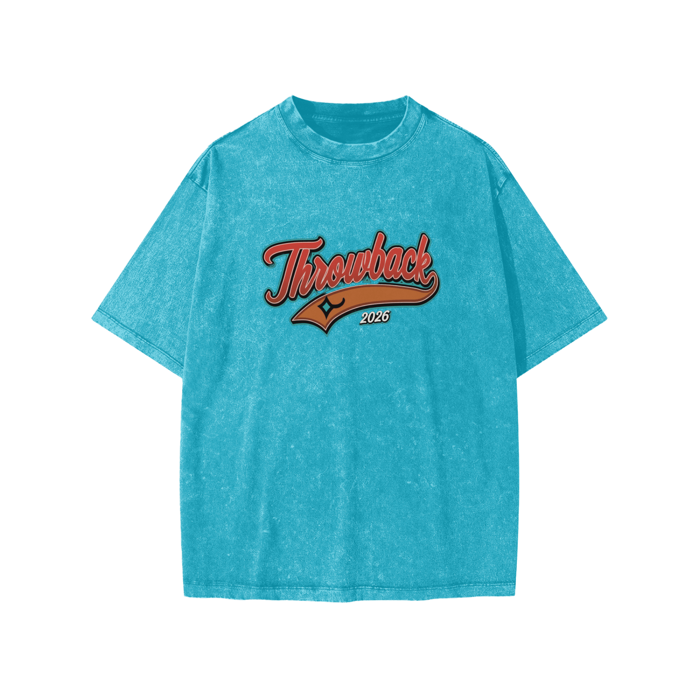 BEESMOOVE Throwback Frequency 2026 Snow Washed Kids' T-Shirt - Beesmoove