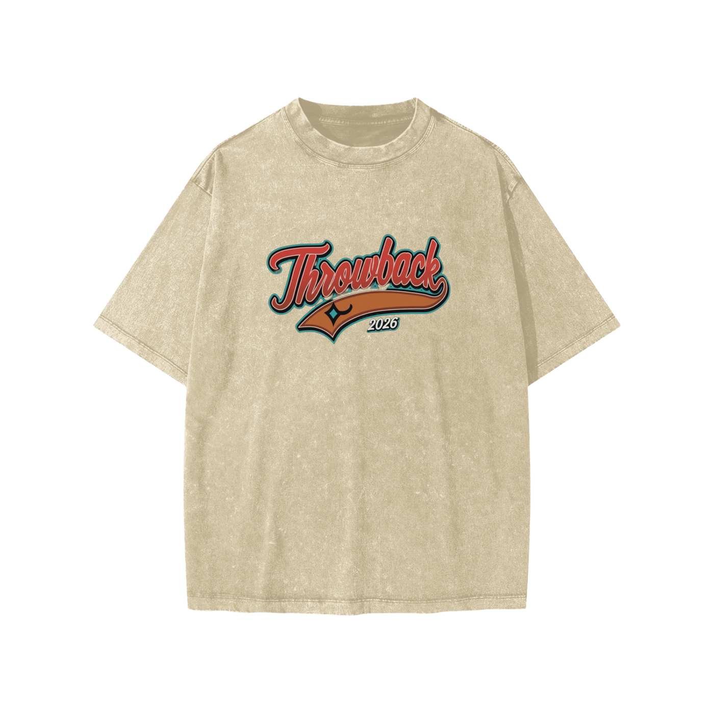 BEESMOOVE Throwback Frequency 2026 Snow Washed Kids' T-Shirt - Beesmoove