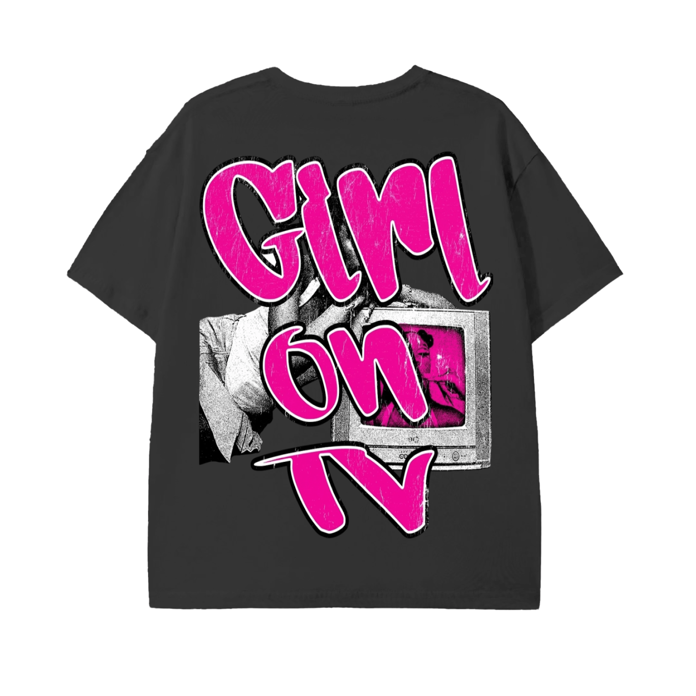 BEESMOOVE (throwback) Girl on TV” Shirt - Beesmoove