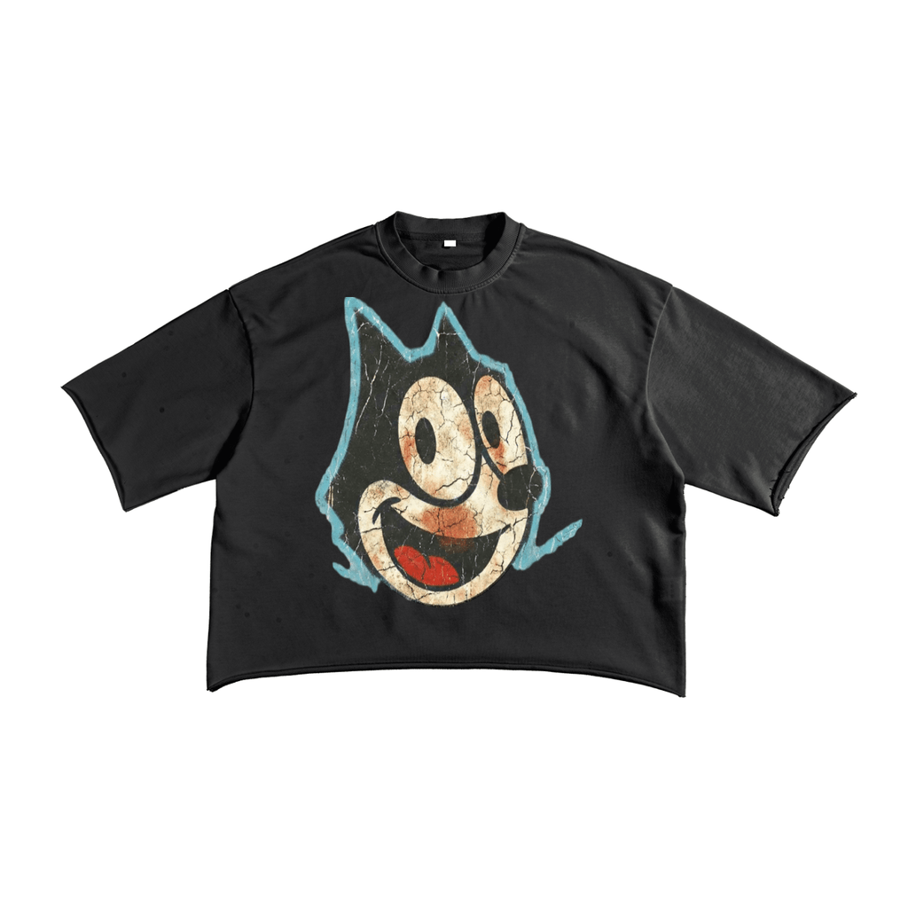 BEESMOOVE (throwback)FELIX Raw Edge T-Shirt - Beesmoove