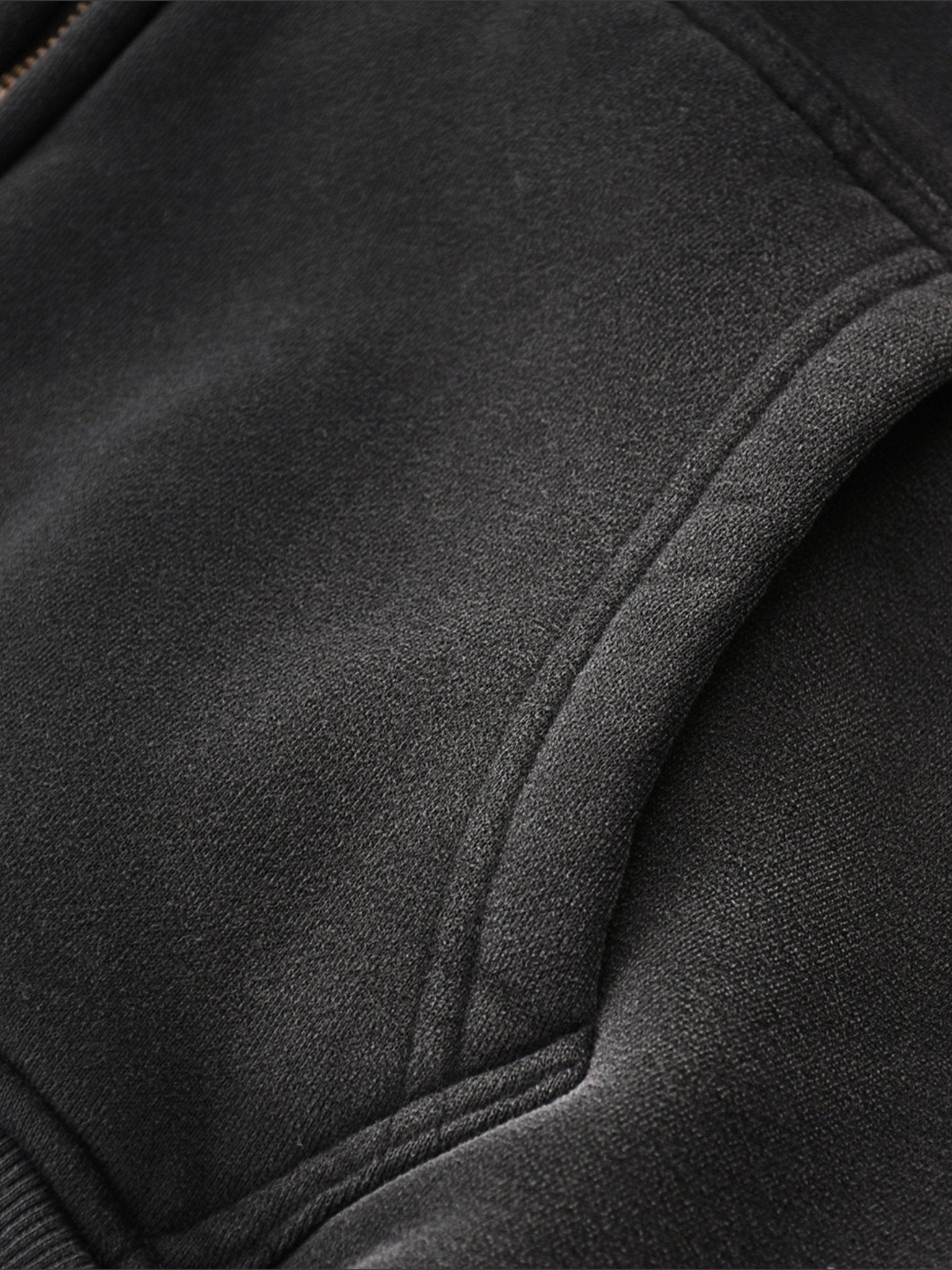 BEESMOOVE Too Real to Fold Edition Zipper Boxy Fleece Hoodie - Beesmoove