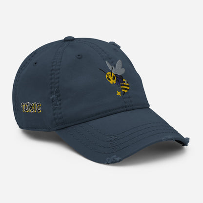 Beesmoove toxic Distressed Dad Hat - Beesmoove