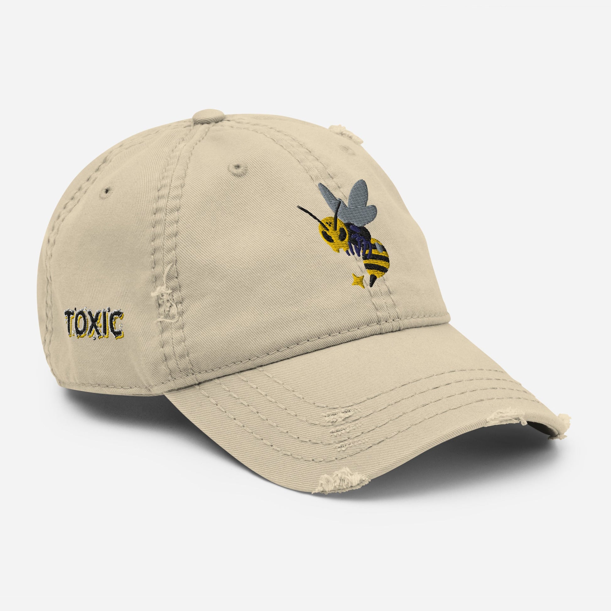 Beesmoove toxic Distressed Dad Hat - Beesmoove