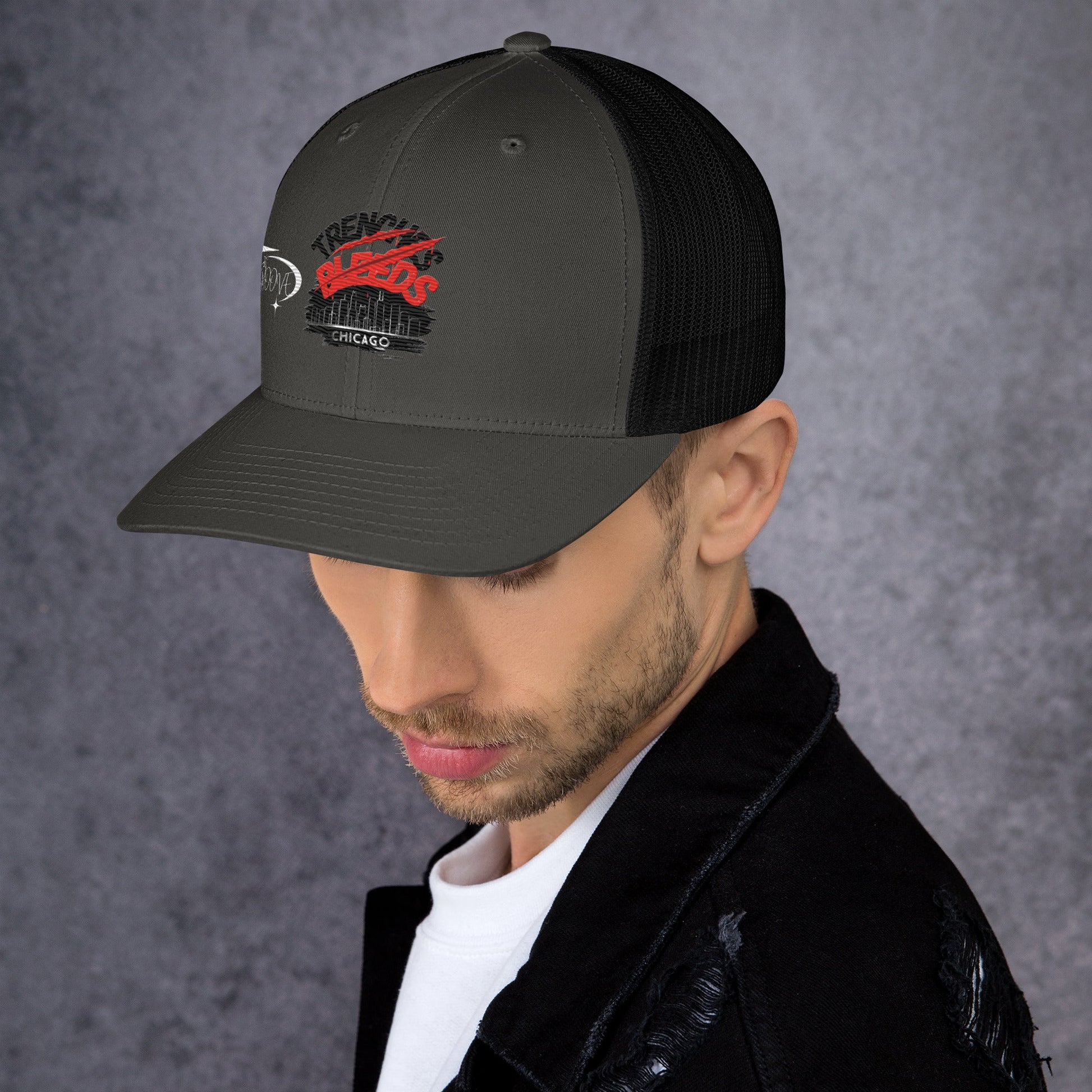 Beesmoove trenches bleeds all star famous Trucker Cap - Beesmoove