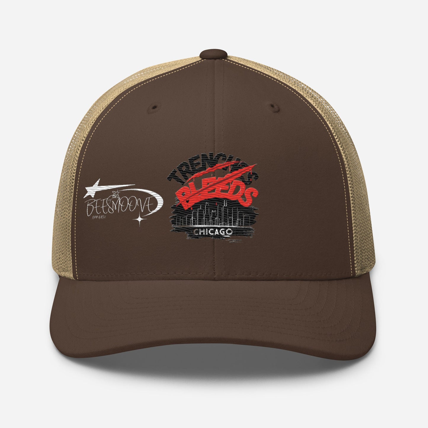 Beesmoove trenches bleeds all star famous Trucker Cap - Beesmoove