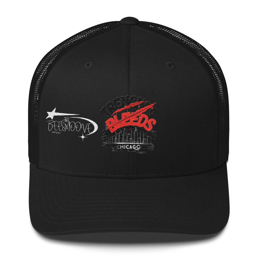 Beesmoove trenches bleeds all star famous Trucker Cap - Beesmoove 