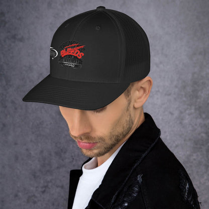 Beesmoove trenches bleeds all star famous Trucker Cap - Beesmoove