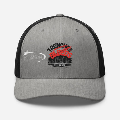 Beesmoove trenches bleeds all star famous Trucker Cap - Beesmoove