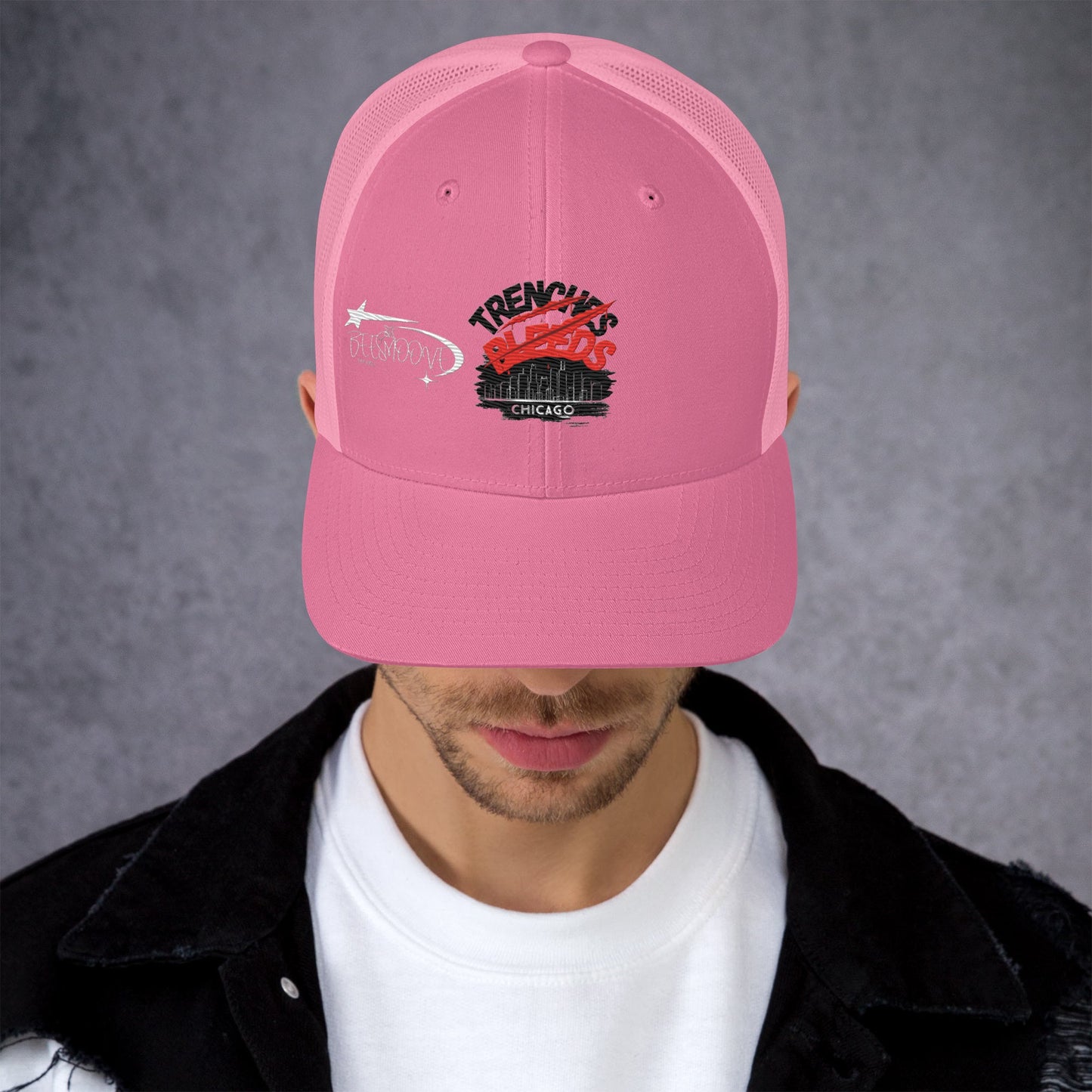 Beesmoove trenches bleeds all star famous Trucker Cap - Beesmoove