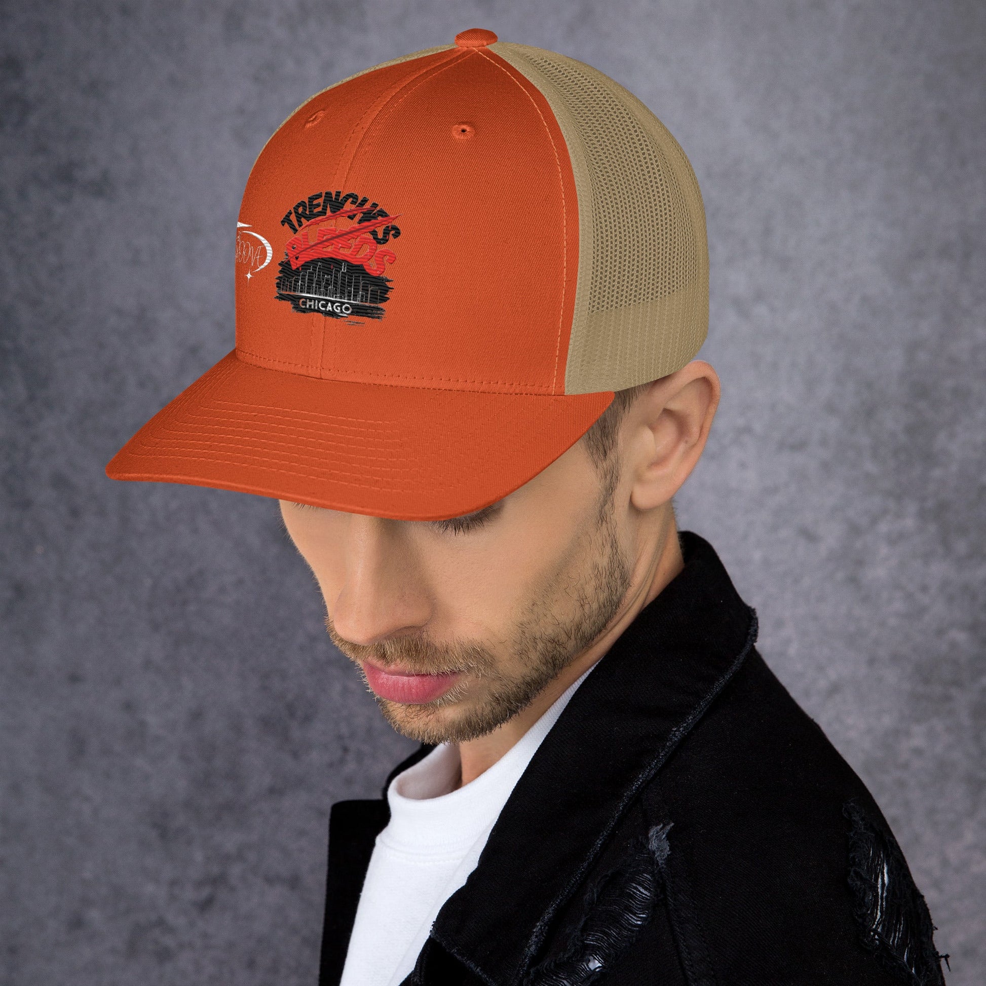 Beesmoove trenches bleeds all star famous Trucker Cap - Beesmoove