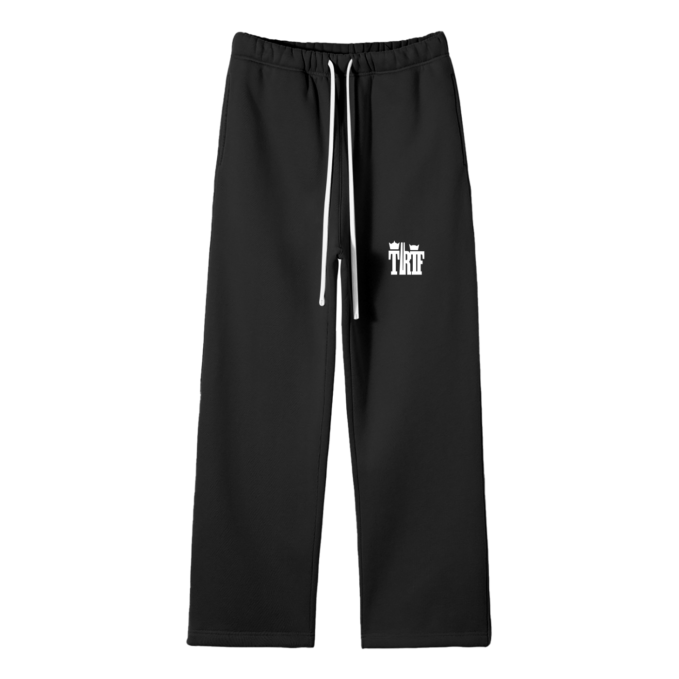 BEESMOOVE T.R.T.F Solid Color Fleece Straight Leg Pants - Beesmoove