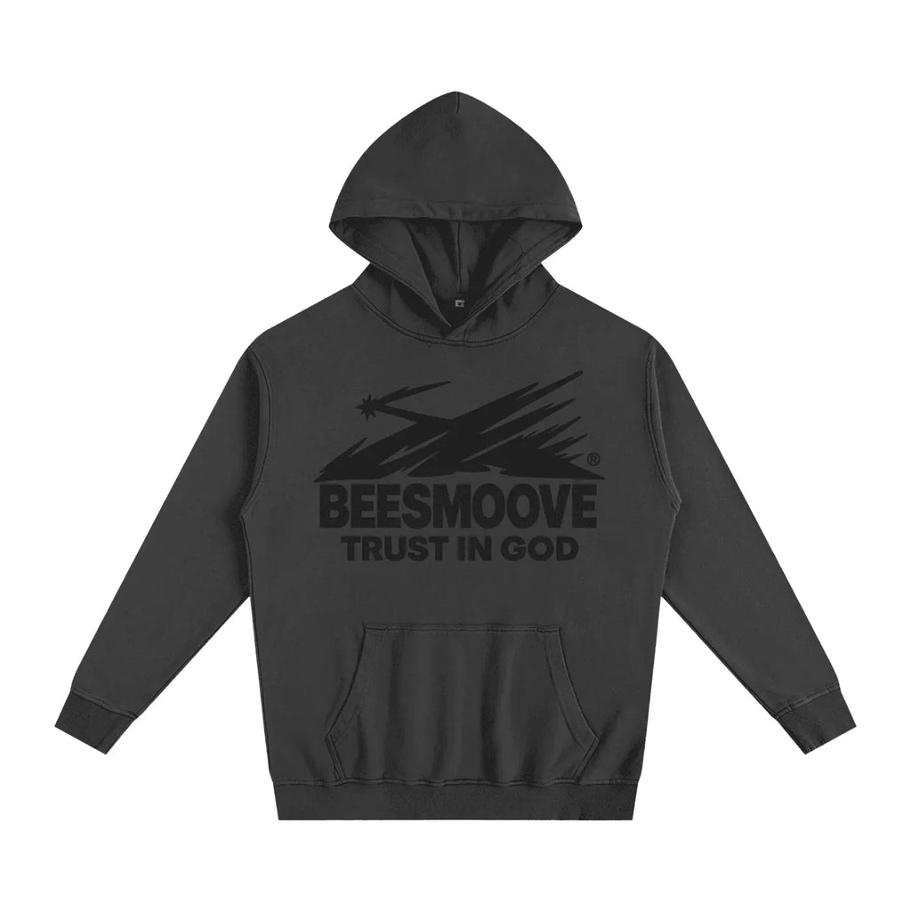 BEESMOOVE Trust In God Oversized Hoodie - Beesmoove