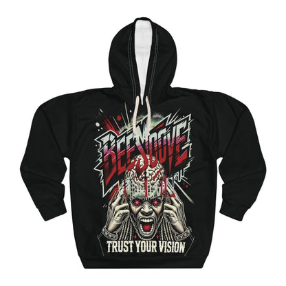 Beesmoove trust your vision Pullover Hoodie (AOP) - Beesmoove