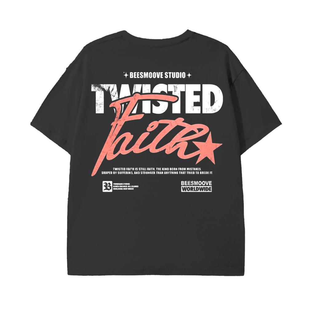 BEESMOOVE Twisted Faith T-Shirt - Beesmoove